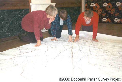 Studying the Dodderhill tithe map