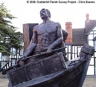 Salt Statue in Victoria Square, Droitwich Spa
