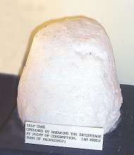 Lump of salt on display - Droitwich Spa