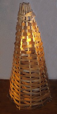 A repica salt basket on display in the Droitwich Spa Heritage Centre